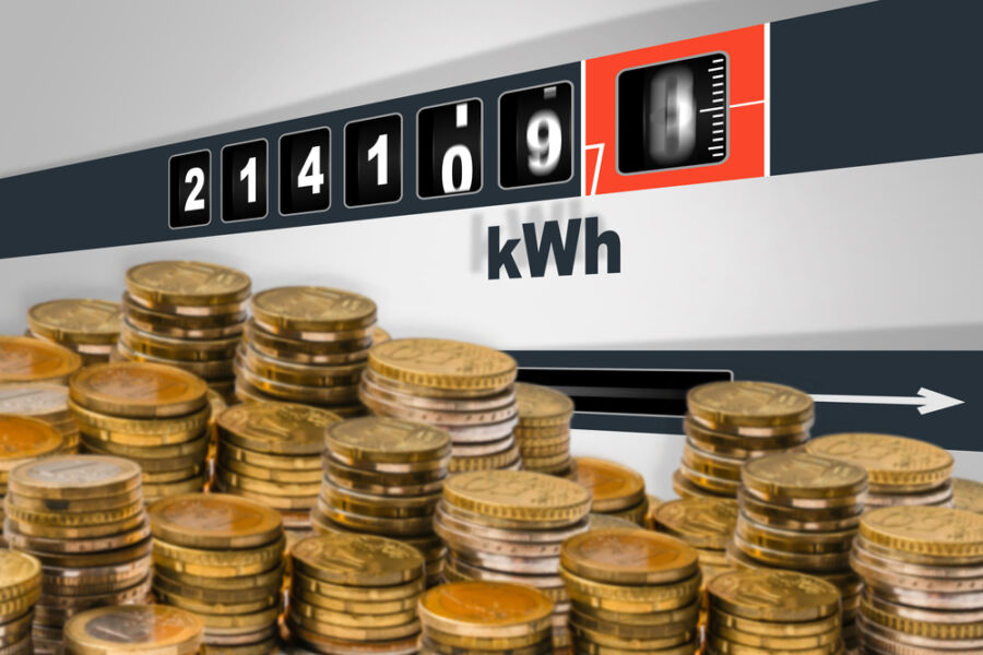 Fast,Running,Electricity,Meter,-,Electricity,Consumption,Concept
